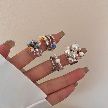 Milo Vintage Pearl Open Ring [J1PF4K5G]