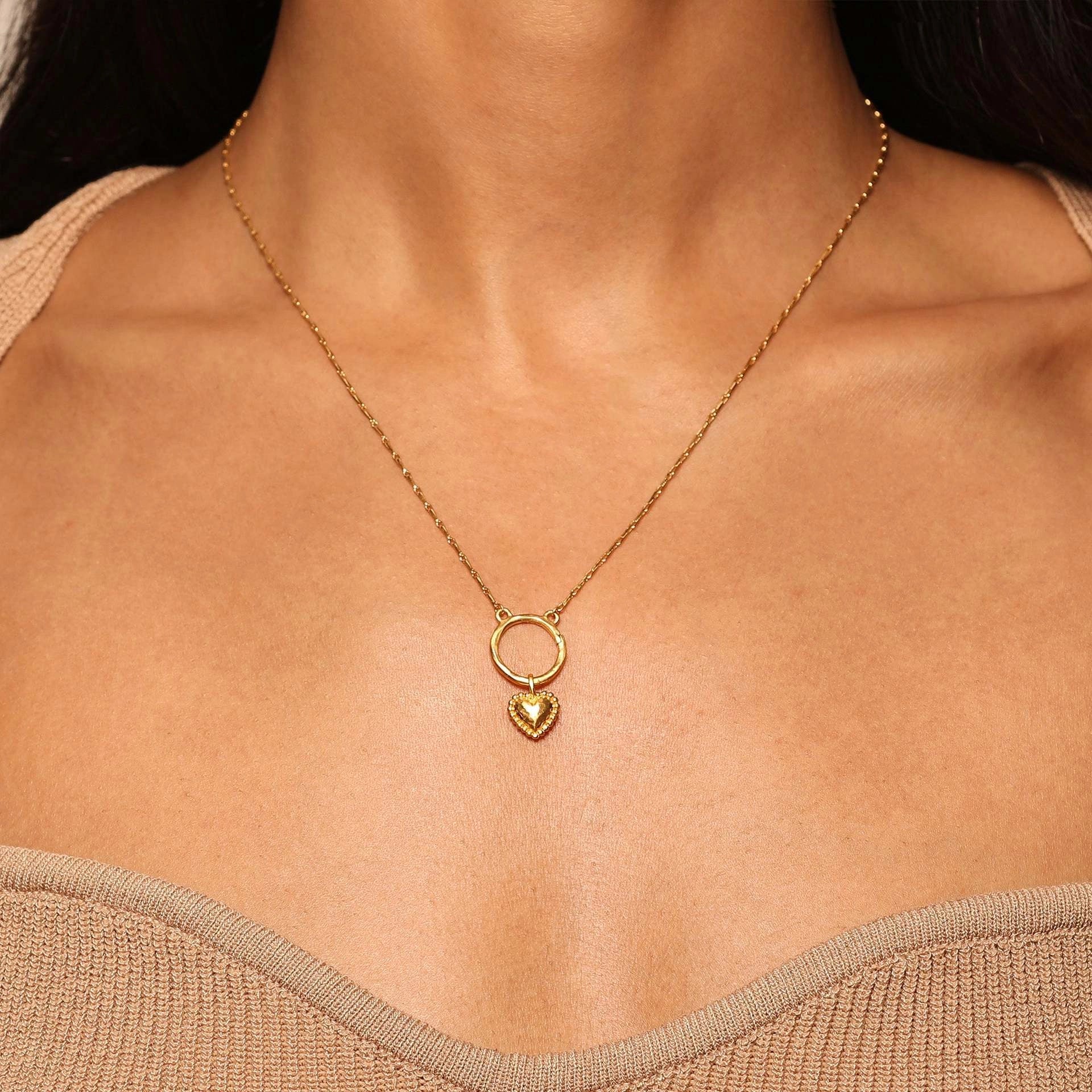 Mini Elephant Pendant Necklace [9LSN800G]