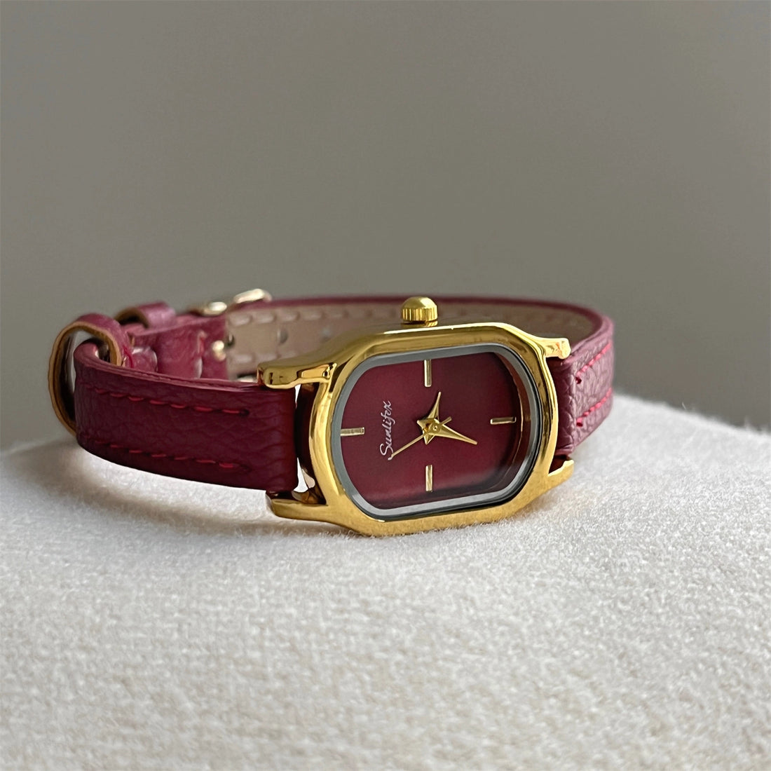 Minimal Square Dial Wrist Watch [3CSBMYII]