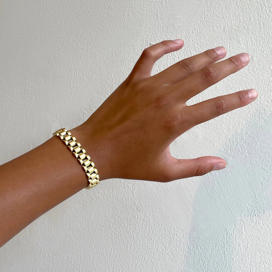 Minimalist Chain Bracelet Watch [WOXTC93X]