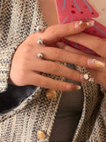 Minimalist Double Finger Open Ring [07TNBBN7]