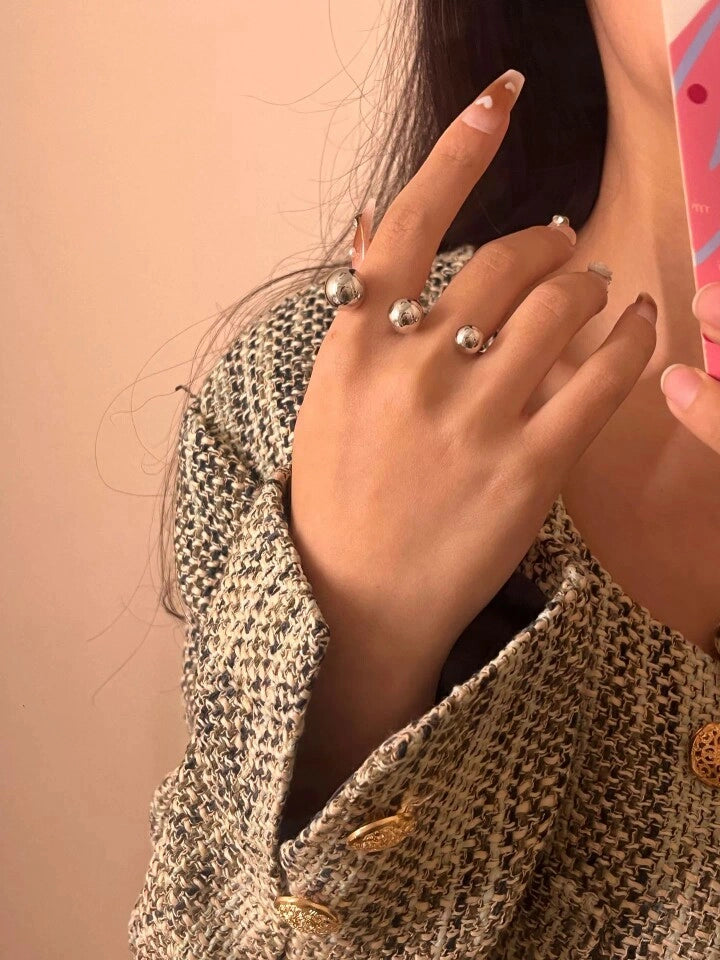 Minimalist Double Finger Open Ring [69EW5KNQ]