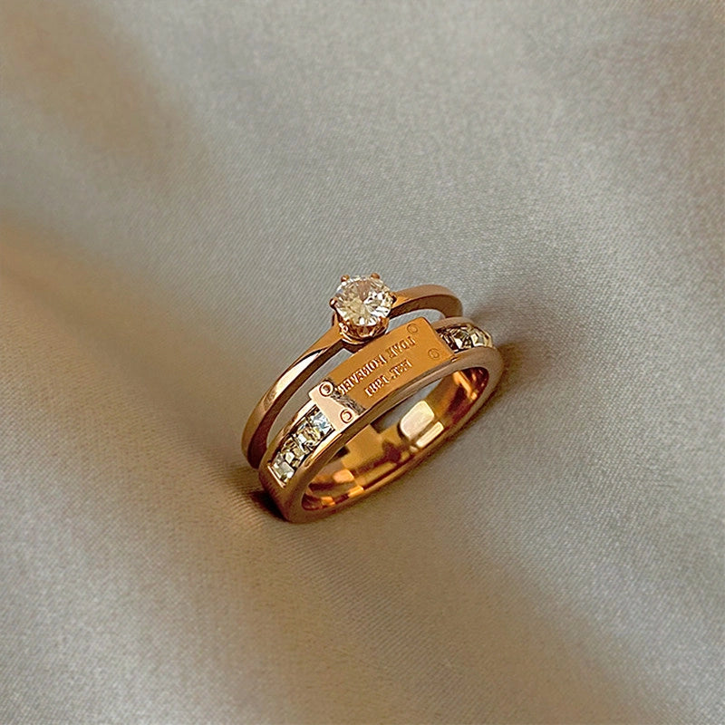 Minimalist Gold Band Ring [A7XQ01S2]