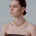 Minimalist Gold Bead Choker Necklace [XUVCYVYY]