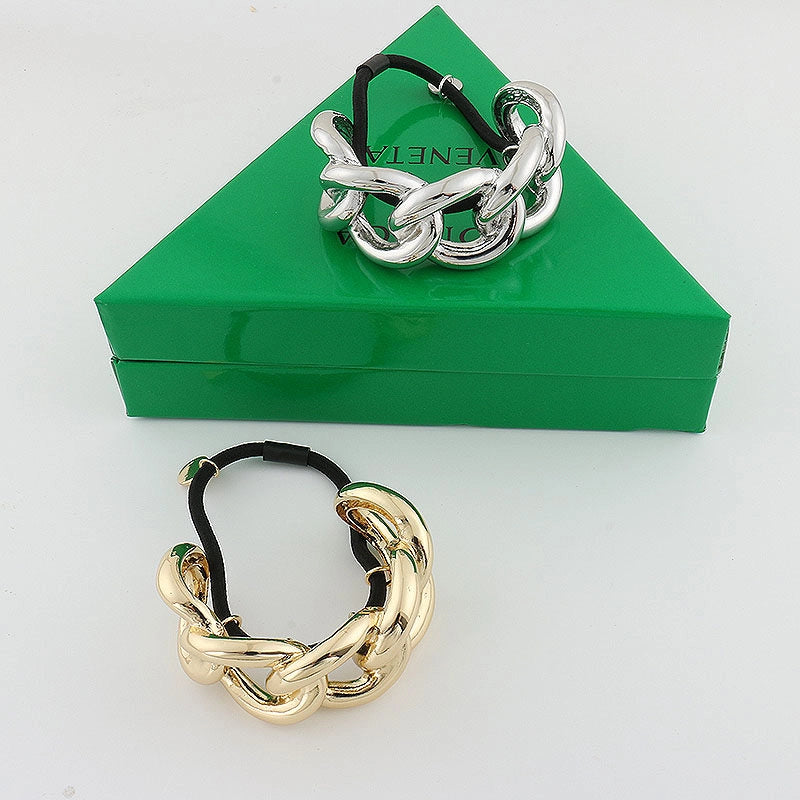 Minimalist Metal Chain Hair Tie [L13Q9LTS]