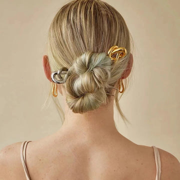 Minimalist Metal Knotted Hairpin [Y8QQUQWL]