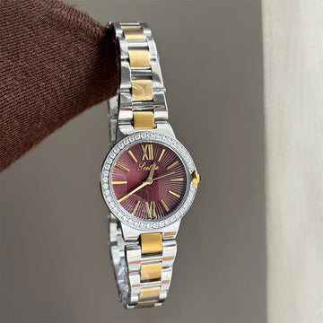 Minimalist Round Dial Bracelet Watch [FHITL157]
