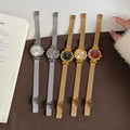 Minimalist Round Mesh Strap Watch [Y7NTUDG5]