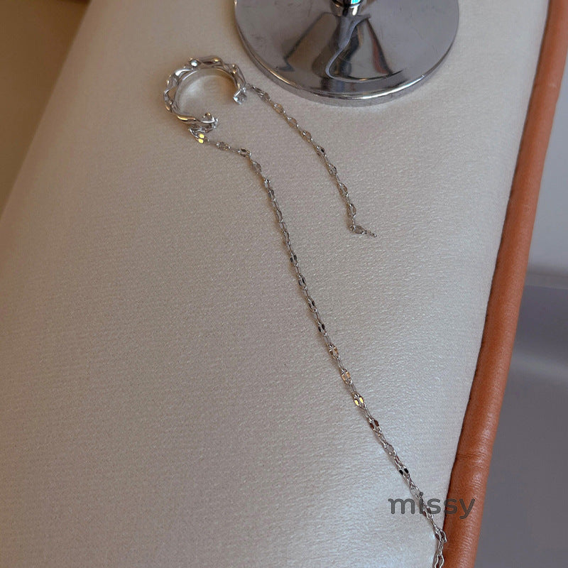 Miracle Twist Chain Ear Cuff [1PV638YO]