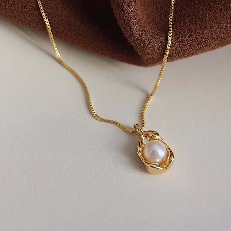Miraya Pearl Pod Necklace [48UT9PED]