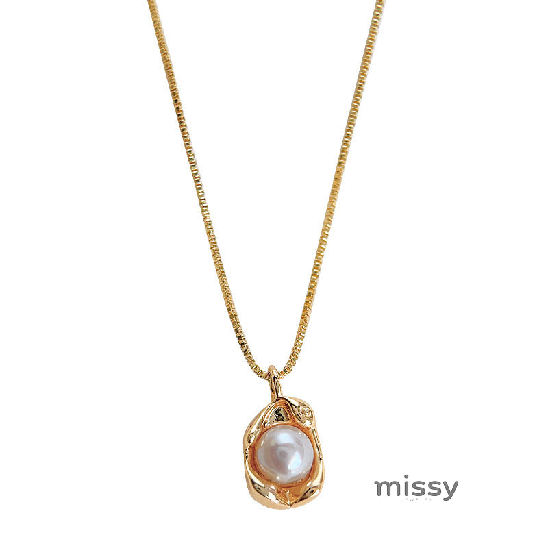 Miraya Pearl Pod Necklace [VXIPJYSR]