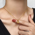 Miraya Pearl Pod Necklace [Q07IU6AY]