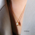 Miraya Pearl Pod Necklace [EQV7KRZ5]