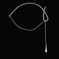 Mixed Metal Geometric Pendant Necklace [0APGE2DH]