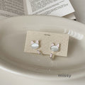 Mollie Iridescent Cat Studs [NXT7ITOA]