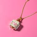MOM Square Locket Pendant Necklace [NRJ987GM]