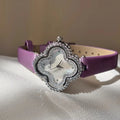 Mother-of-Pearl Clover Watch [U2SR3SK8]