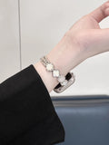 Mother-of-Pearl Clover Watch Strap [VOZN412P]