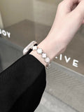 Mother-of-Pearl Clover Watch Strap [VHHQT635]