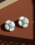 Mother-of-Pearl Drop Earrings [N56233V0]