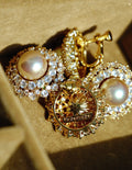 Mother-of-Pearl Palace Style Earrings [O3YLUT6J]