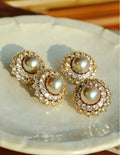Mother-of-Pearl Palace Style Earrings [PPI99SMW]