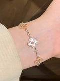 Mother-of-Pearl Petal Clover Bracelet [5ETVCAD0]