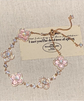 Mother-of-Pearl Petal Clover Bracelet [B5CTSYIW]