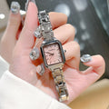 Mother-of-Pearl Square Bracelet Watch [LDEE6UWL]