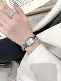 Mother-of-Pearl Square Bracelet Watch [PZEGSQQ1]