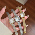 Mother-Of-Pearl Square Bracelet Watch [HPWVUTXE]