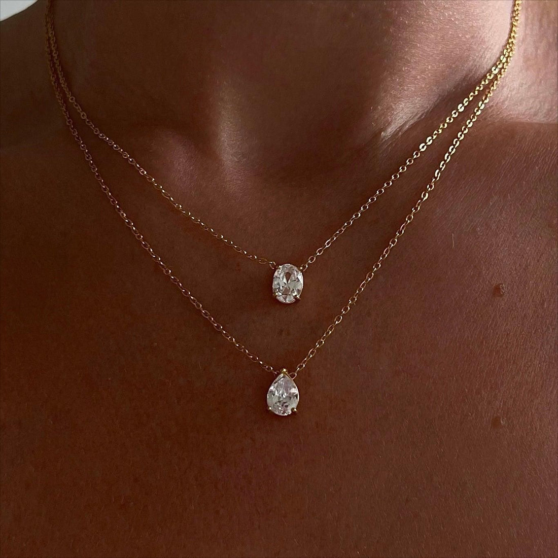 Mulan Layered Crystal Necklace [UYONV4FH]