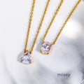 Mulan Layered Crystal Necklace [NTB1EKJ1]