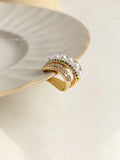 Multi-Layer Pearl Zircon Ear Cuffs [RFLEEVUW]