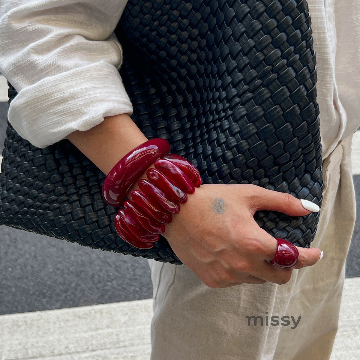 Muna Gradient Wave Bracelet [K3OJF5UD]