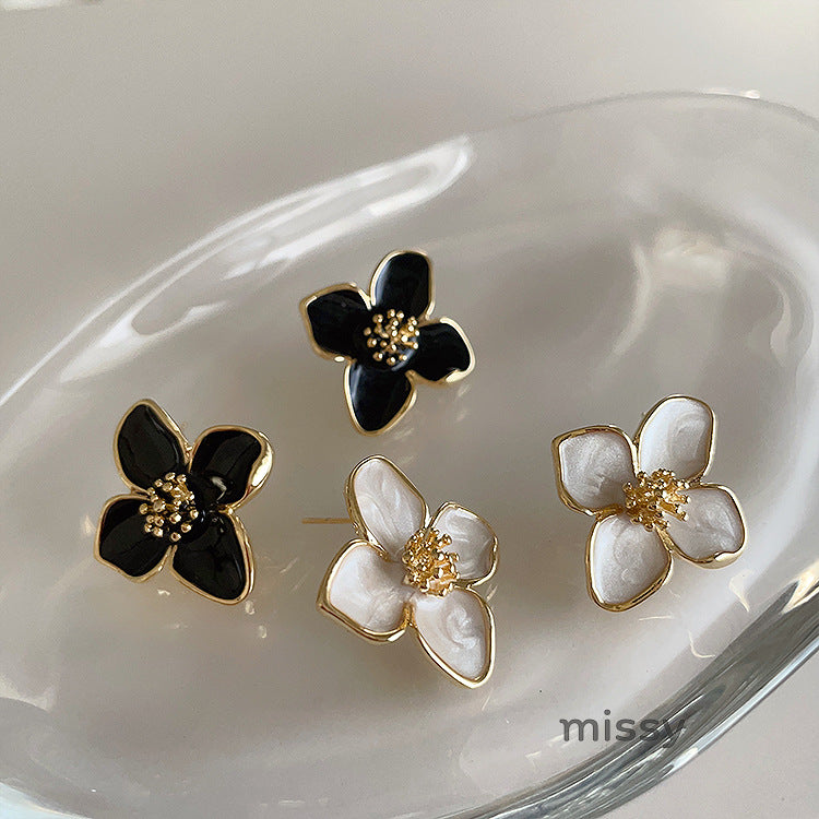 Myia Enamel Floral Earrings [D0R78V3Z]