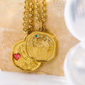 Mythology Medallion Pendant Necklace [TDRMYBRR]