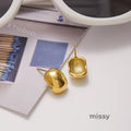 Nahla Sculptural Hoop Earrings [B5S4IQUJ]