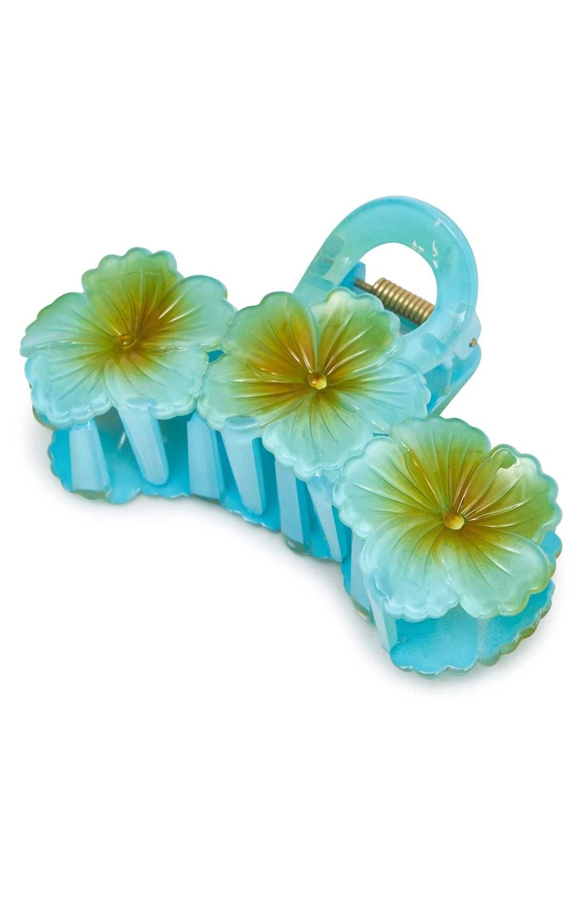 Missy Jewelry Naia Blue Blossom Hair Clip