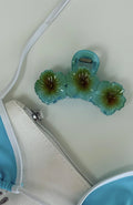 Missy Jewelry Naia Blue Blossom Hair Clip