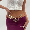 Nakiyah Pearl Starfish Body Chain [6XCAGXC3]