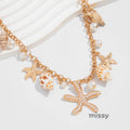 Nakiyah Pearl Starfish Body Chain [F0ZGOTG7]