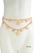 Nakiyah Pearl Starfish Body Chain [40TTINOB]