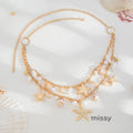 Nakiyah Pearl Starfish Body Chain [ZT8UF7QE]