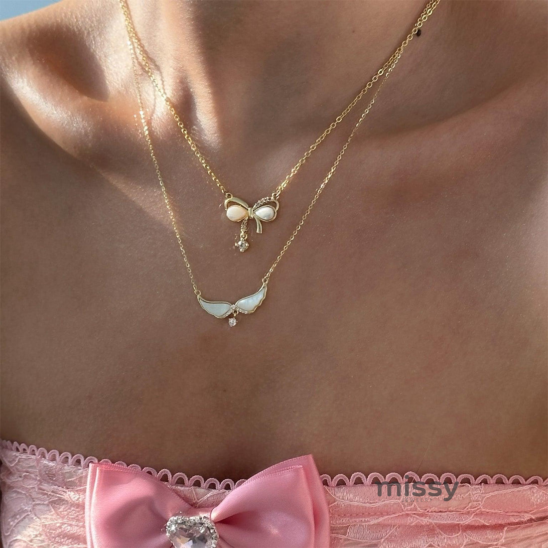 Naomi Marine Charm Necklace [IK318WCM]