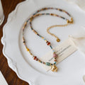 Natural Stone Beaded Necklace [N4WWI3SX]