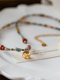 Natural Stone Beaded Necklace [ZH5H9PII]