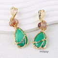 Nayely Geometric Drop Earrings [6FI0LBLD]