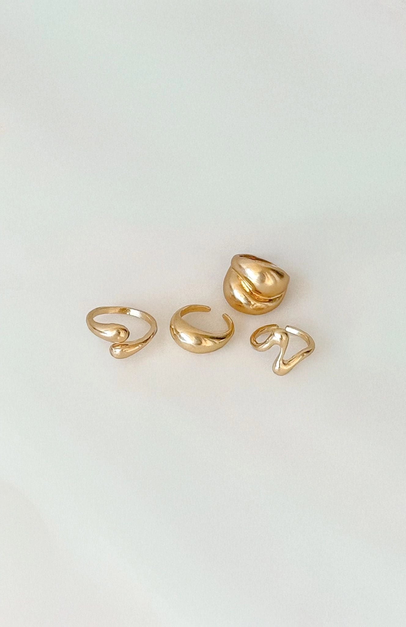 Missy Jewelry Niara Sculptural Stacking Ring Set