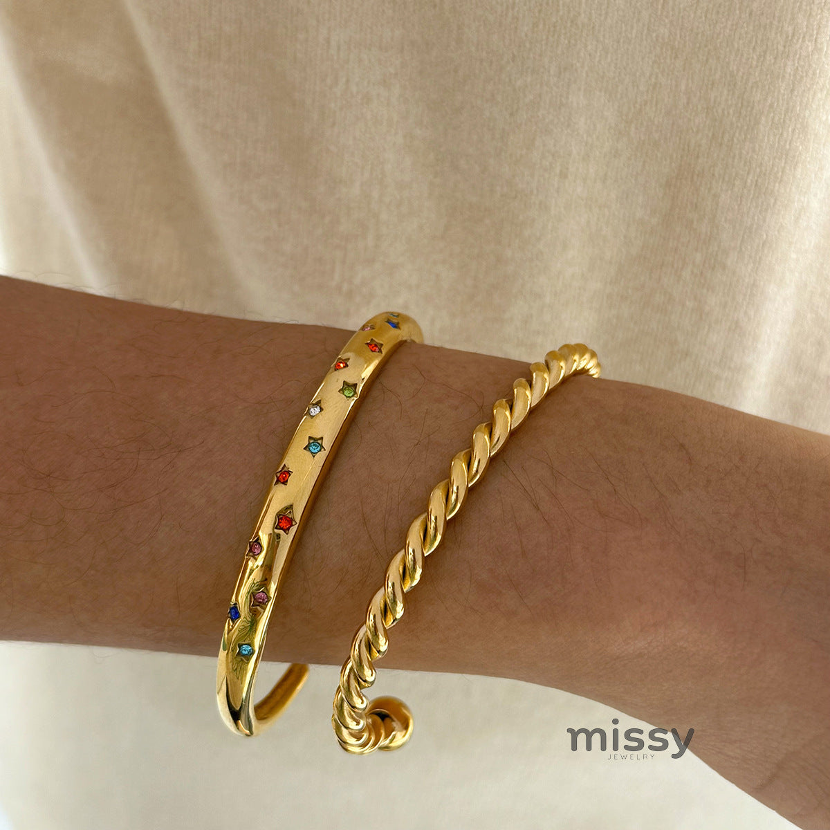 Nilah Diamond Heart Charm Bracelet [QP0OUGD5]